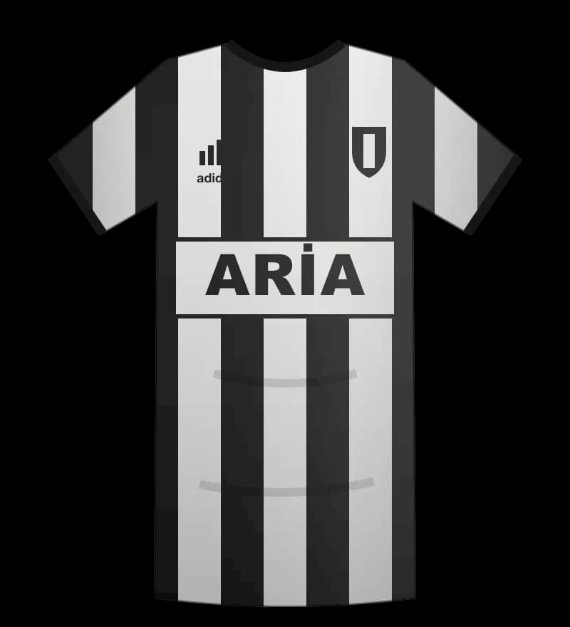 Beşiktaş 2002-2003 UEFA forması ön görünüm