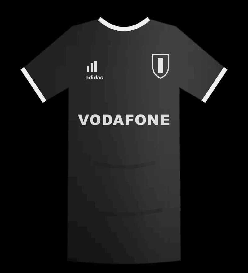 Beşiktaş 2016-2017 Deplasman forması ön görünüm