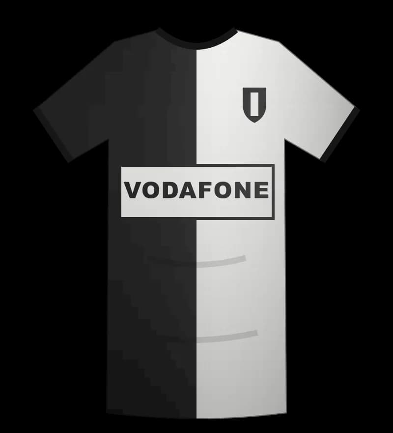 Beşiktaş 2017-2018 Retro forması ön görünüm