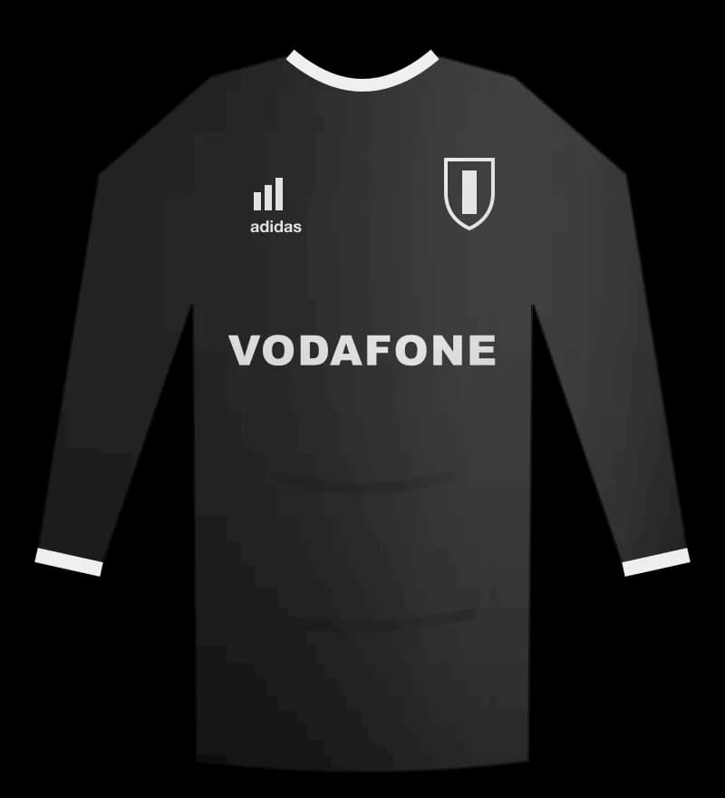 Beşiktaş 2018-2019 Kaleci forması ön görünüm