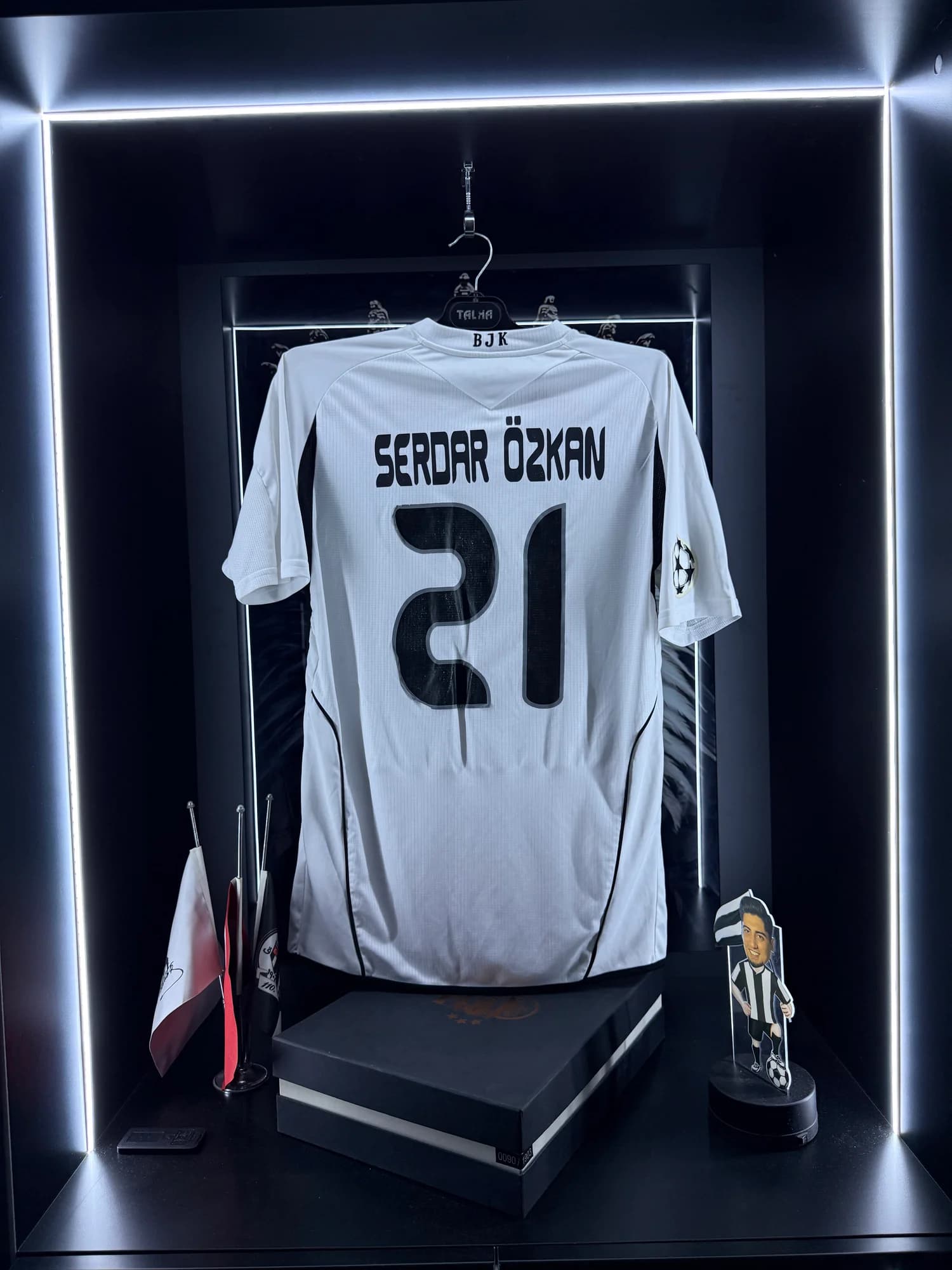 Beşiktaş 2007-2008 UEFA forması arka görünüm, 21 numara