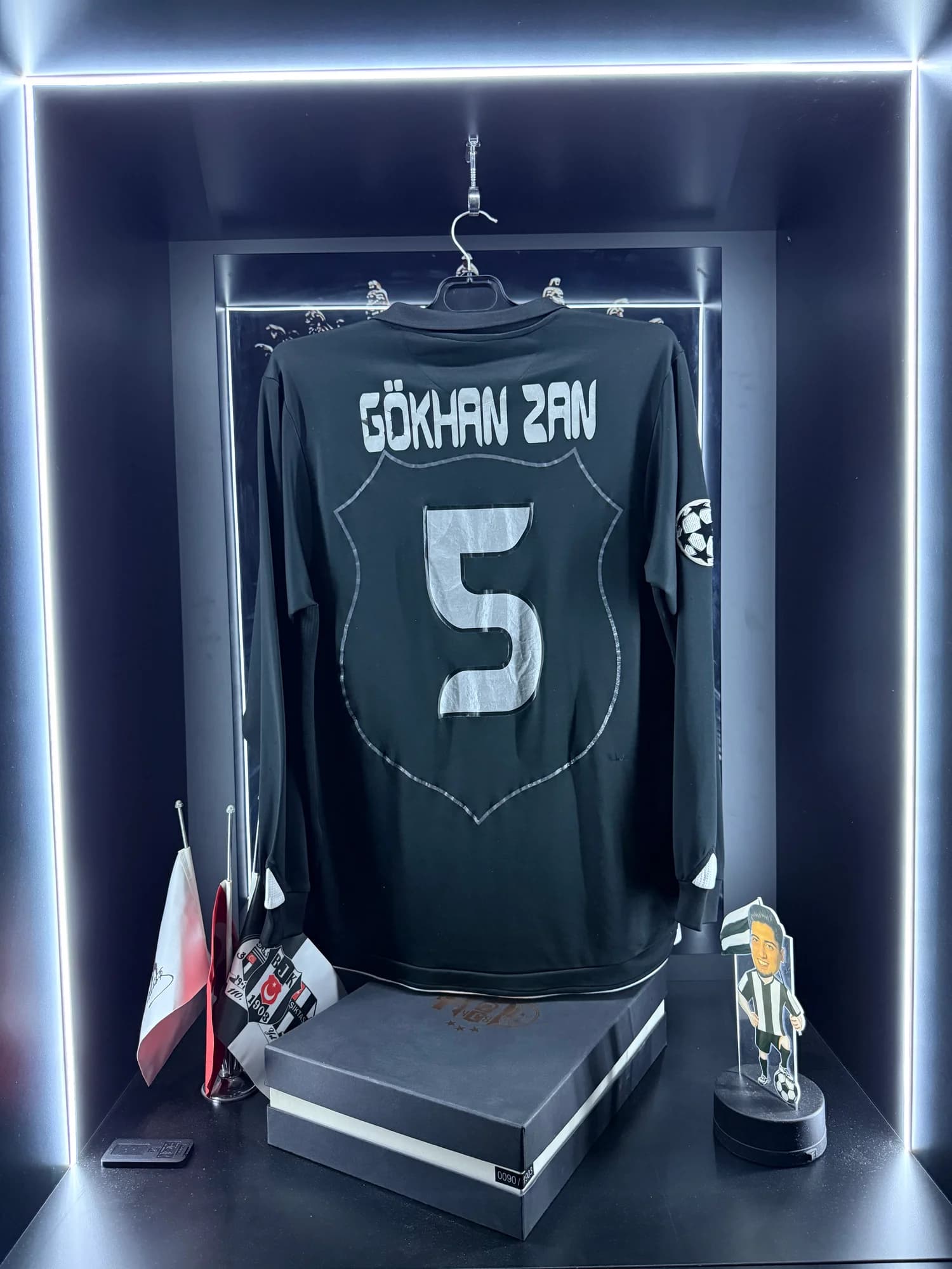 Beşiktaş 2007-2008 UEFA forması arka görünüm, 0 numara