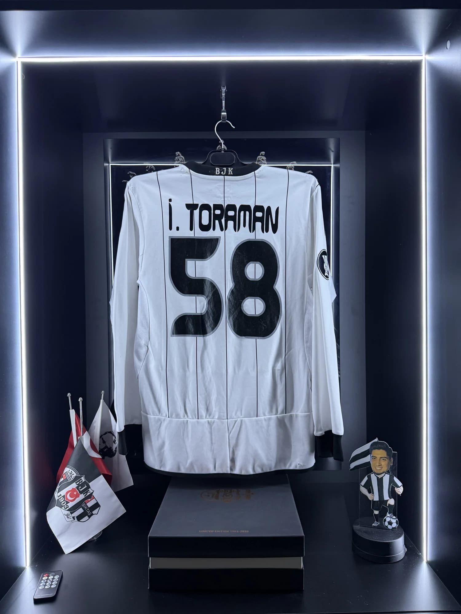 Beşiktaş 2006-2007 UEFA forması arka görünüm, 58 numara