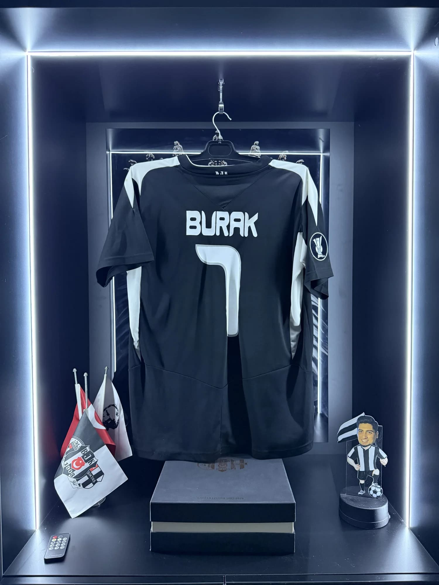 Beşiktaş 2006-2007 UEFA forması arka görünüm, 7 numara