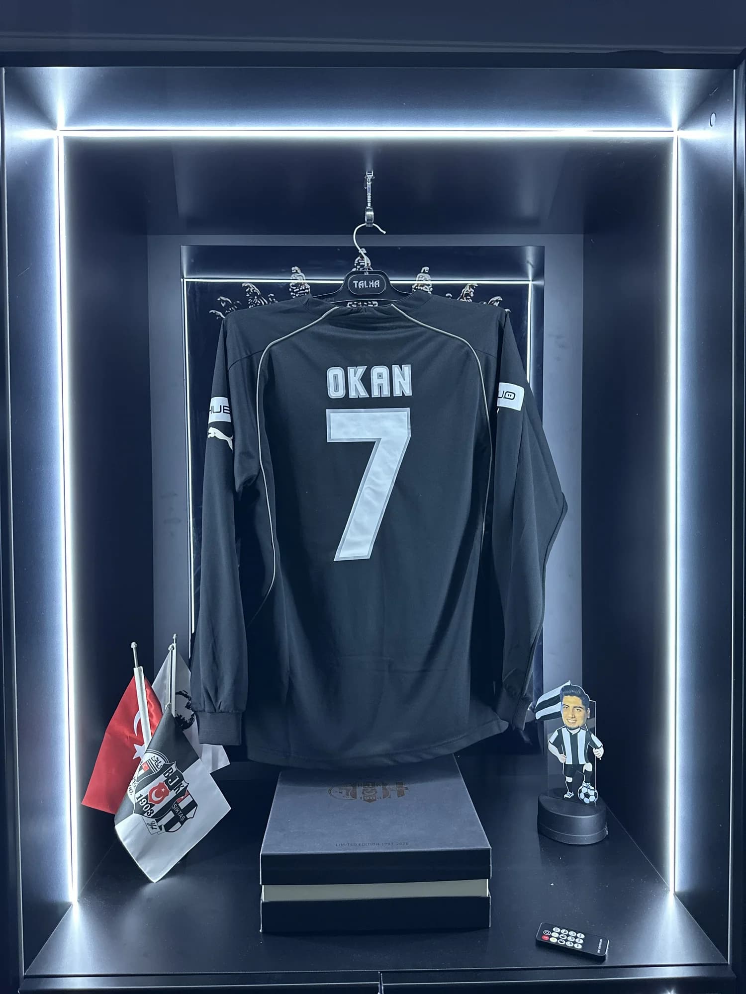 Beşiktaş 2004-2005 Deplasman forması arka görünüm, 7 numara